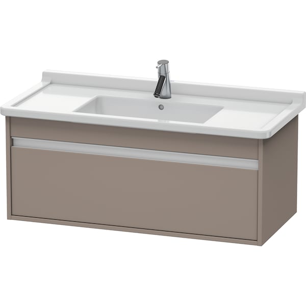 Duravit Ketho Wall-Mounted Vanity Unit Kt666504343 Basalt Matt KT666504343 - main
